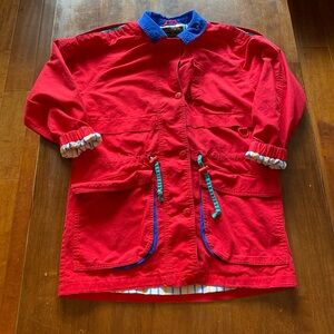 Vintage Eddie Bauer Women’s Red Jacket Size Small Petite 90s
